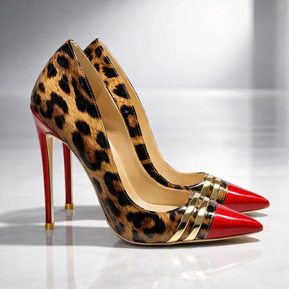 NATALIA MONROE LEOPARD HEELS