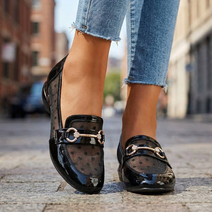 Nayela Buckle Loafers