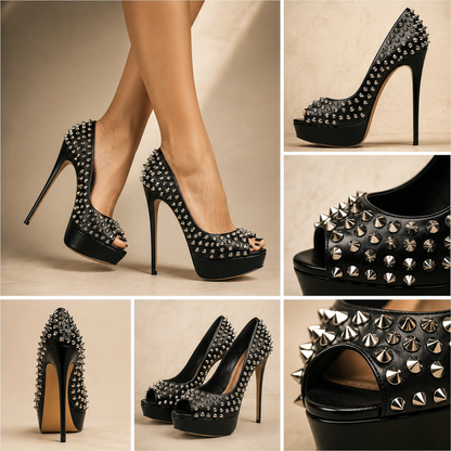 RENA REIGN STUDDED HEELS