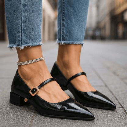Sofia Leather Heels