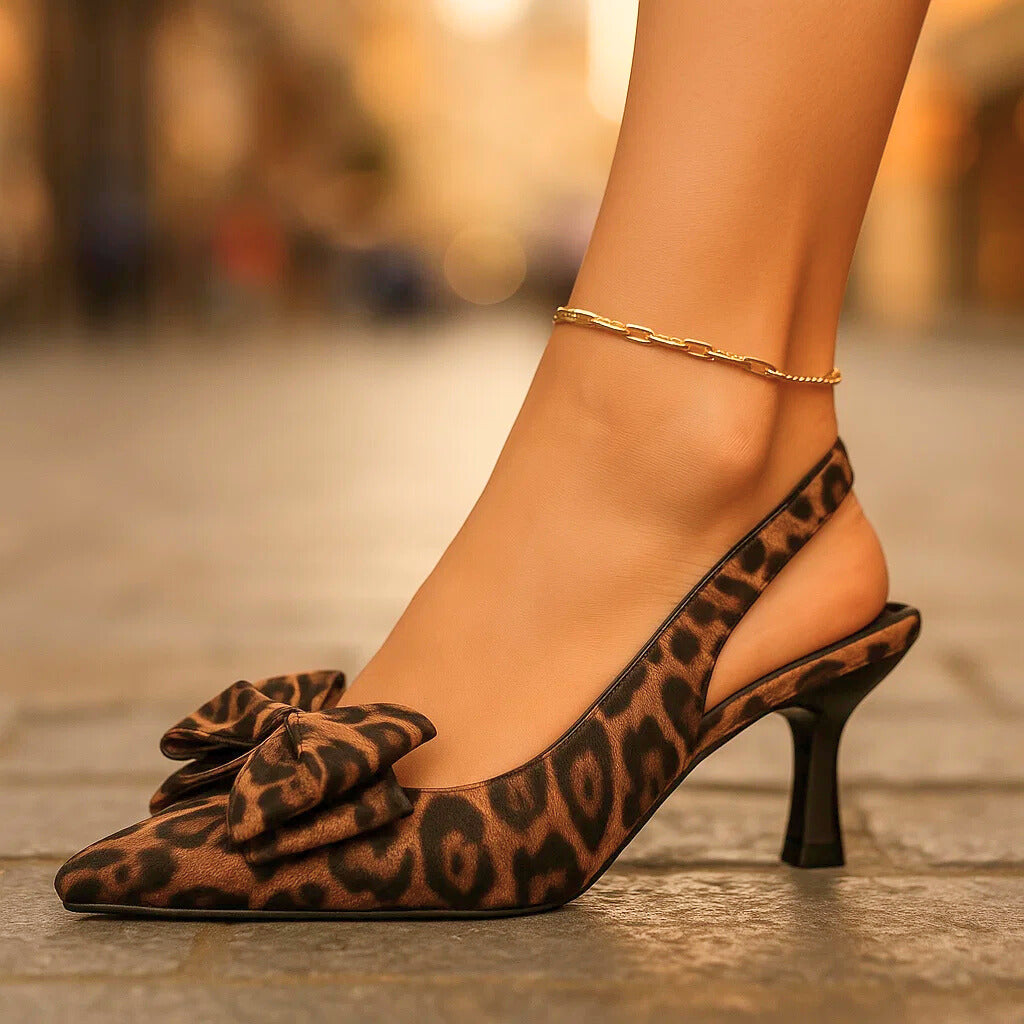 LILIAN LEOPARD HEELS