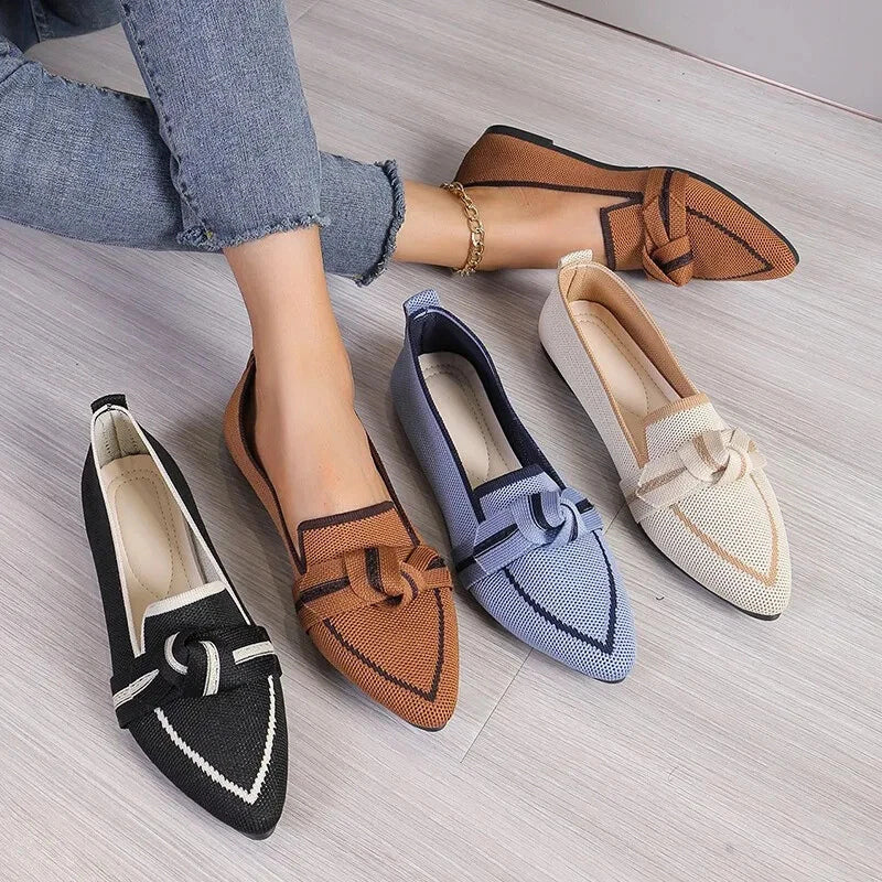 VALENTINA KNIT FLATS