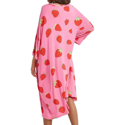 Loose-fitting Fun Patterned Nightgown