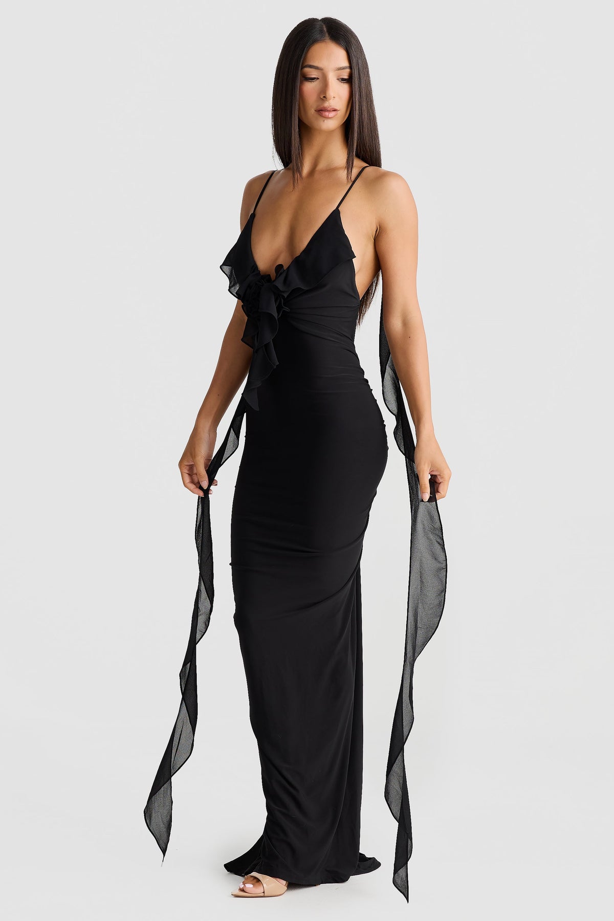 Sienna Ruffle Maxi Dress