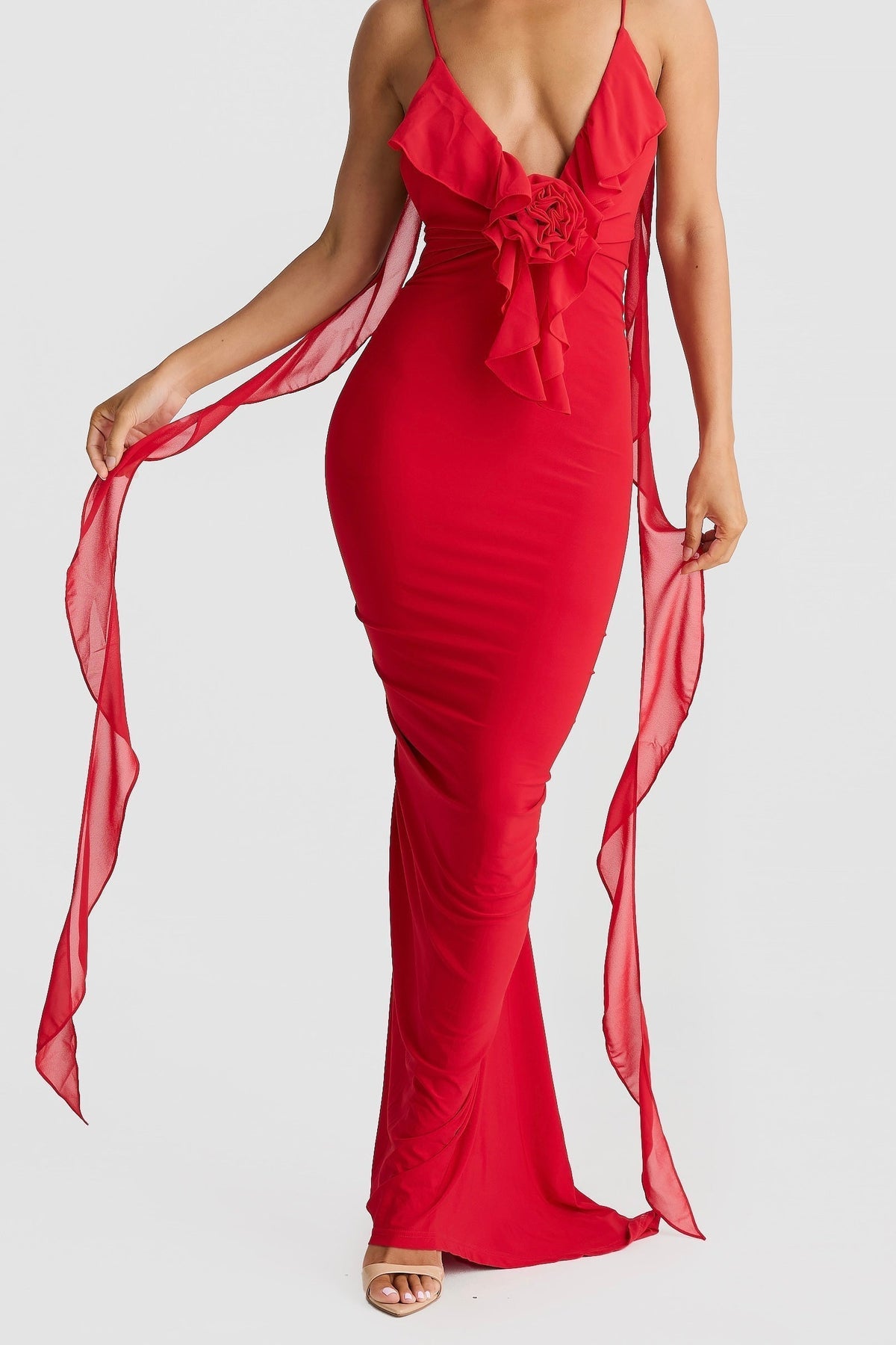 Sienna Ruffle Maxi Dress