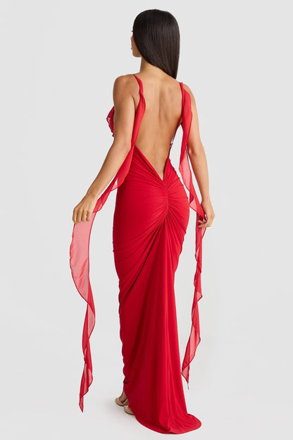 Sienna Ruffle Maxi Dress