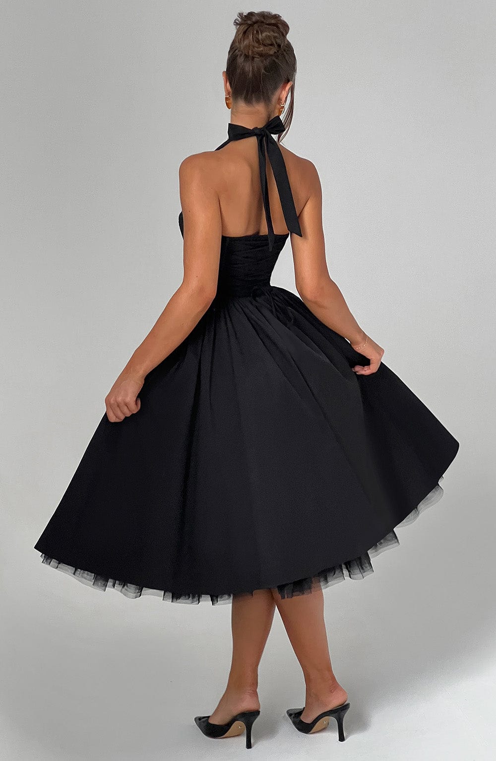 Alba Elegant Midi Dress