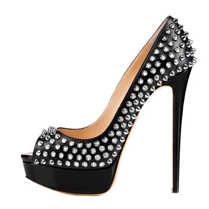 RENA REIGN STUDDED HEELS