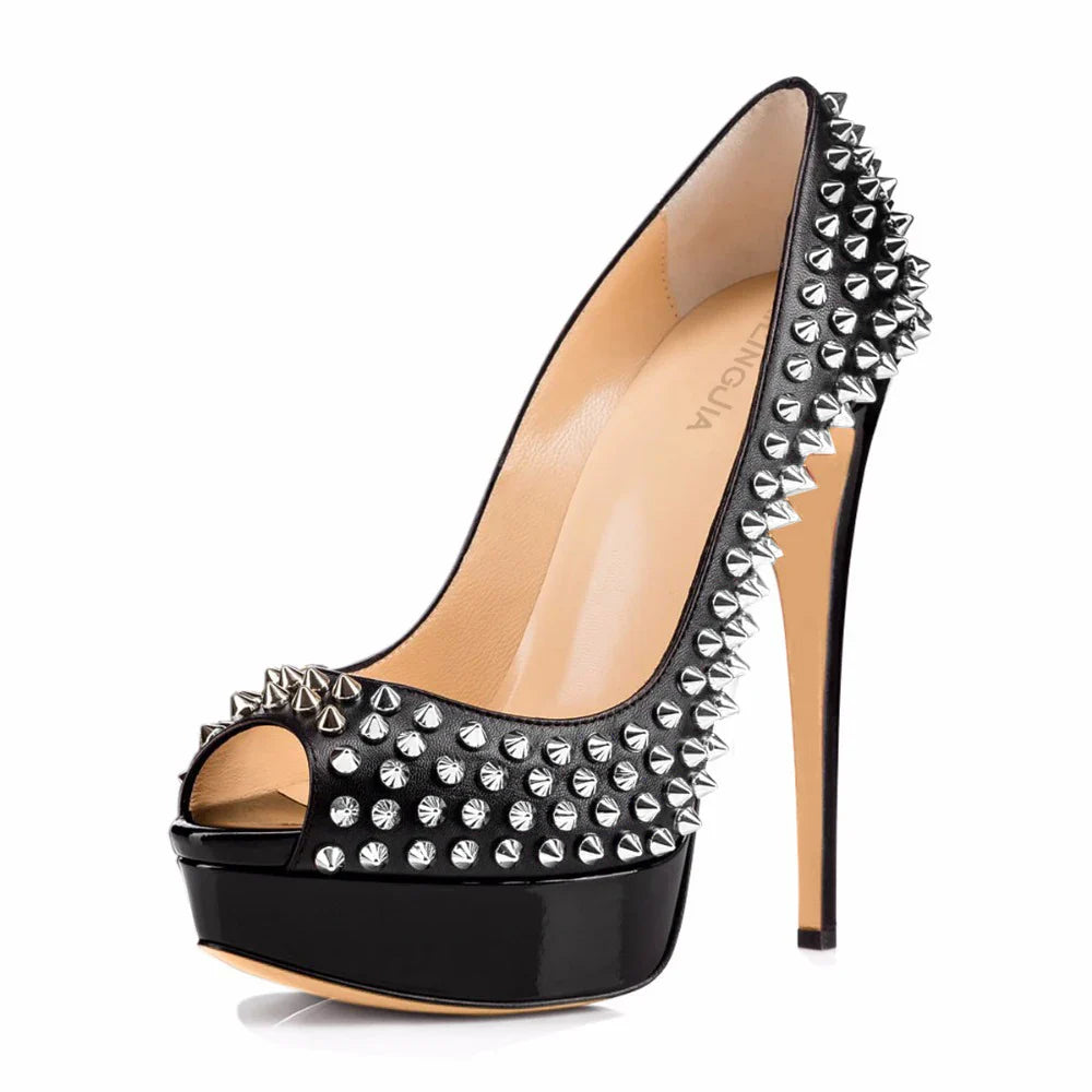 RENA REIGN STUDDED HEELS