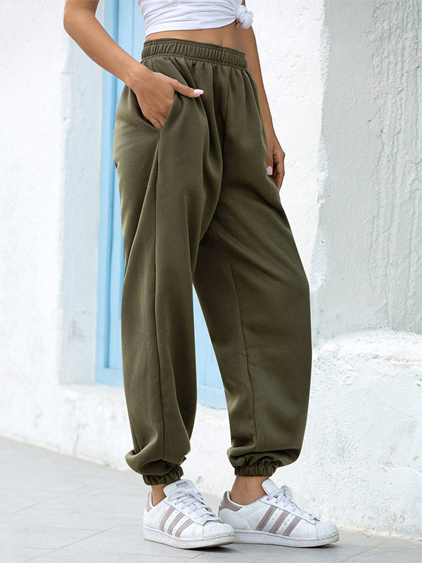 High Rise Loose Jogger Sweatpants