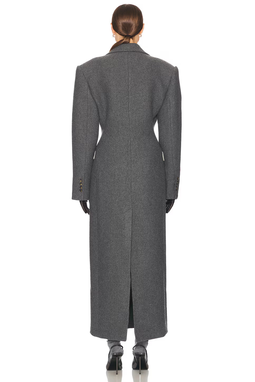 Tailored Wool Blend Topcoat