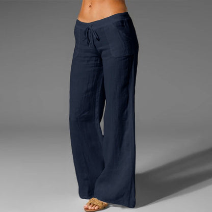 Low Rise Wide Leg Pants