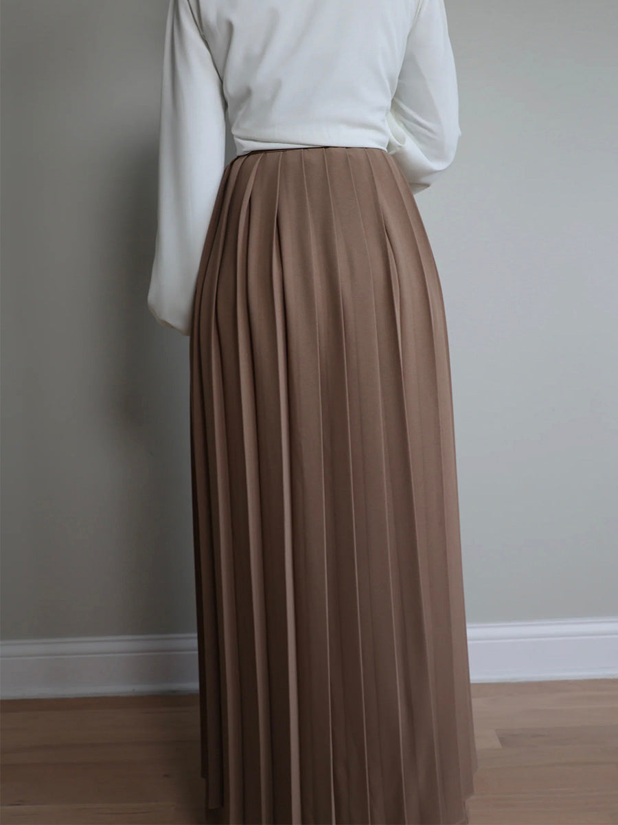 Lovely Pleated Overskirt Pants Set - Clearance Sale