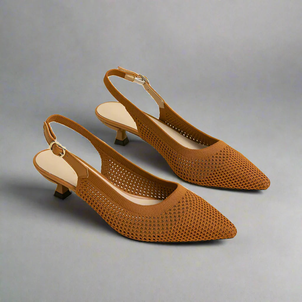 AVELINA MESH HEELS
