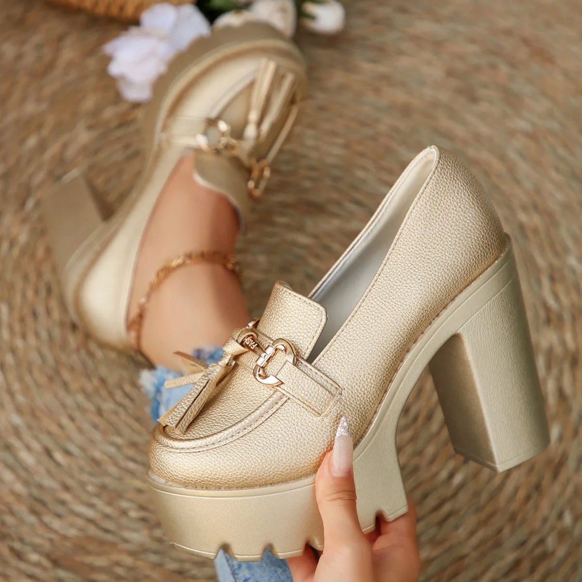 Zarela Platform Loafers
