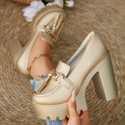 Zarela Platform Loafers