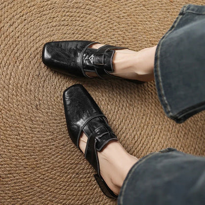 AVERY GENUINE LEATHER MULES