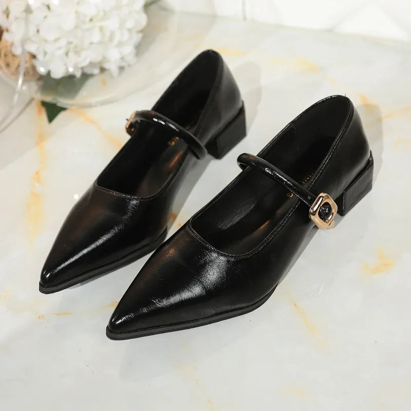 Sofia Leather Heels