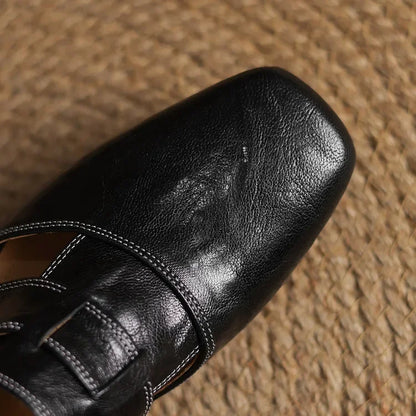 AVERY GENUINE LEATHER MULES