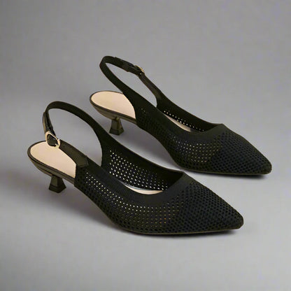 AVELINA MESH HEELS