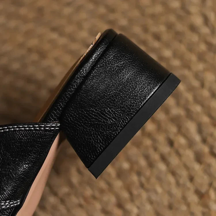 AVERY GENUINE LEATHER MULES