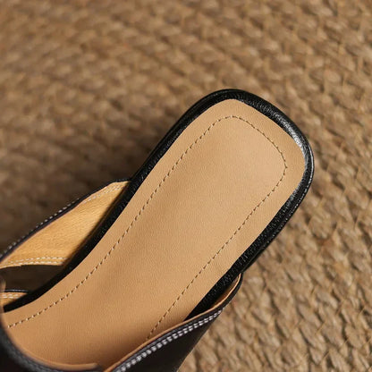 AVERY GENUINE LEATHER MULES