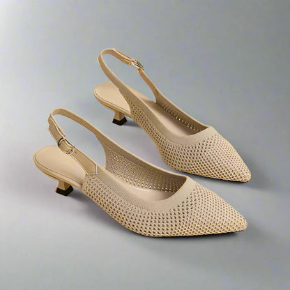 AVELINA MESH HEELS
