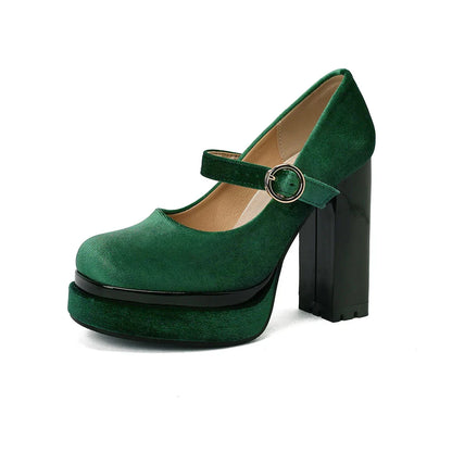 VALLORIA VELVET HEELS