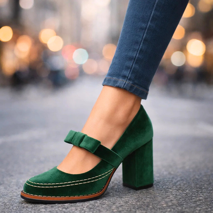 VALENTINA VELVET HEELS