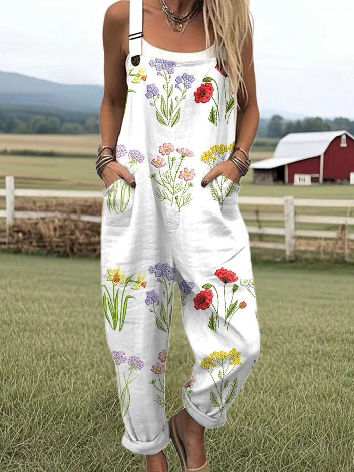 Wildflower Trail Dungarees