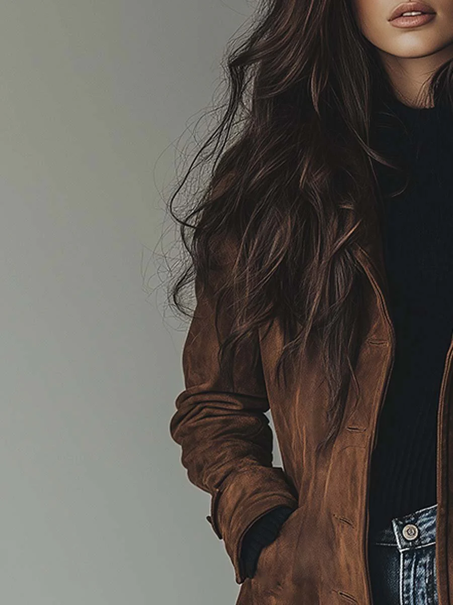 Classic Vintage-Look Trench Coat
