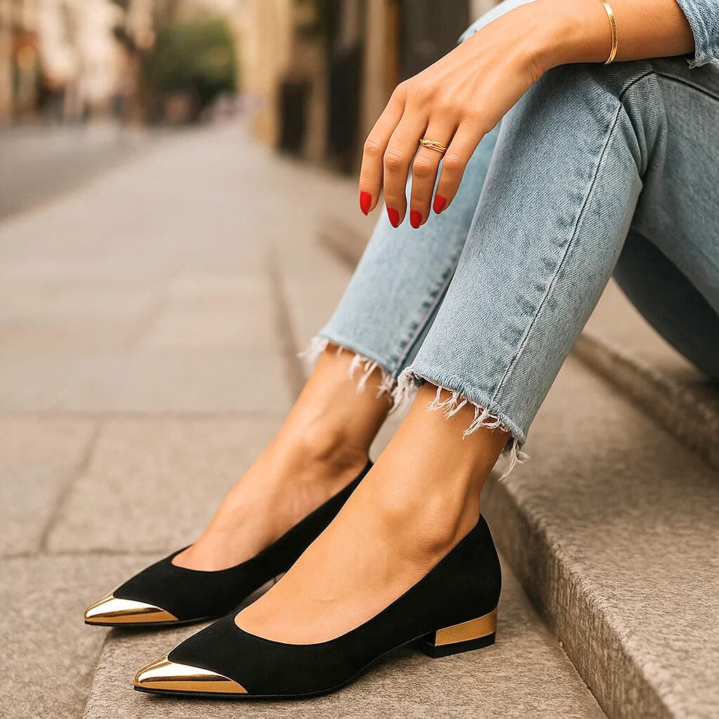 AVELINE GOLD-POINT FLATS