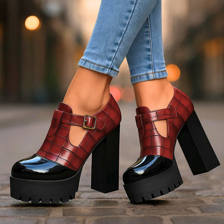 VIVIENNE ARLO BLOCK HEELS