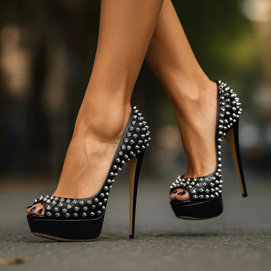 RENA REIGN STUDDED HEELS