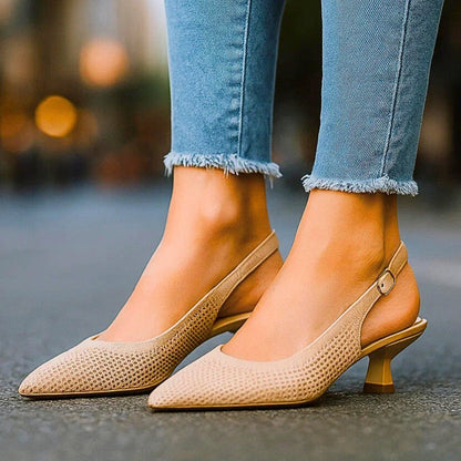 AVELINA MESH HEELS