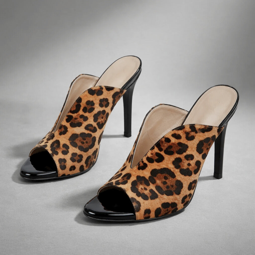 LYLA LEOPARD HEELS