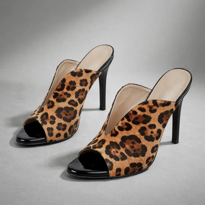 LYLA LEOPARD HEELS