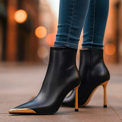 AVELINE GOLD-POINT BOOTS