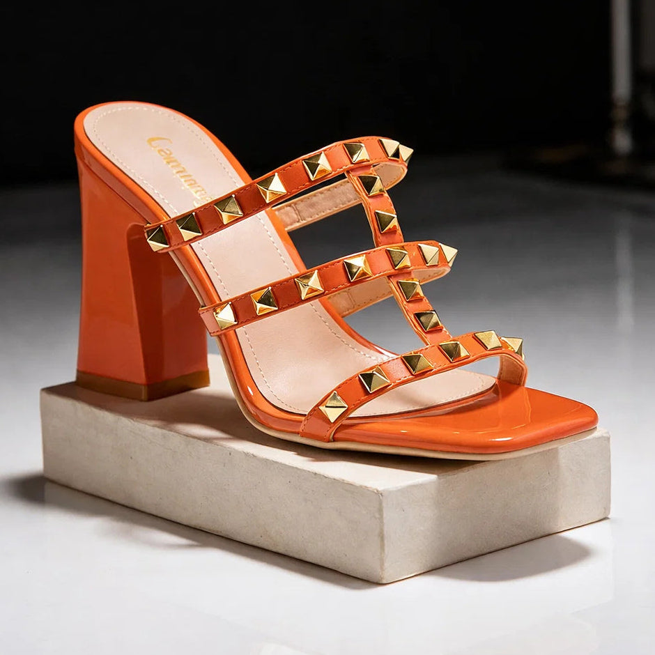 MARCELLA ASTER BLOCK HEELS