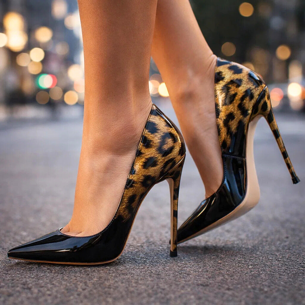NATALIA RAE LEOPARD HEELS
