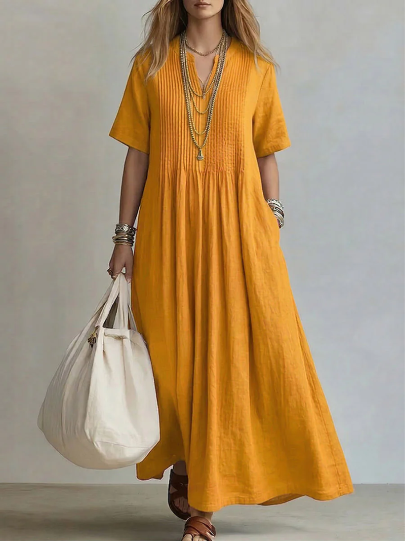 Betsaida – V-Neck Maxi Dress