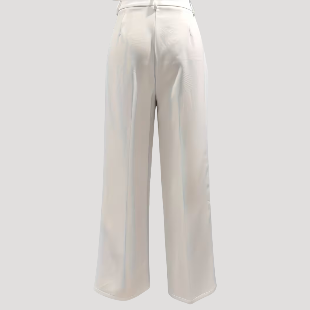 High Waist Wide Leg Trousers