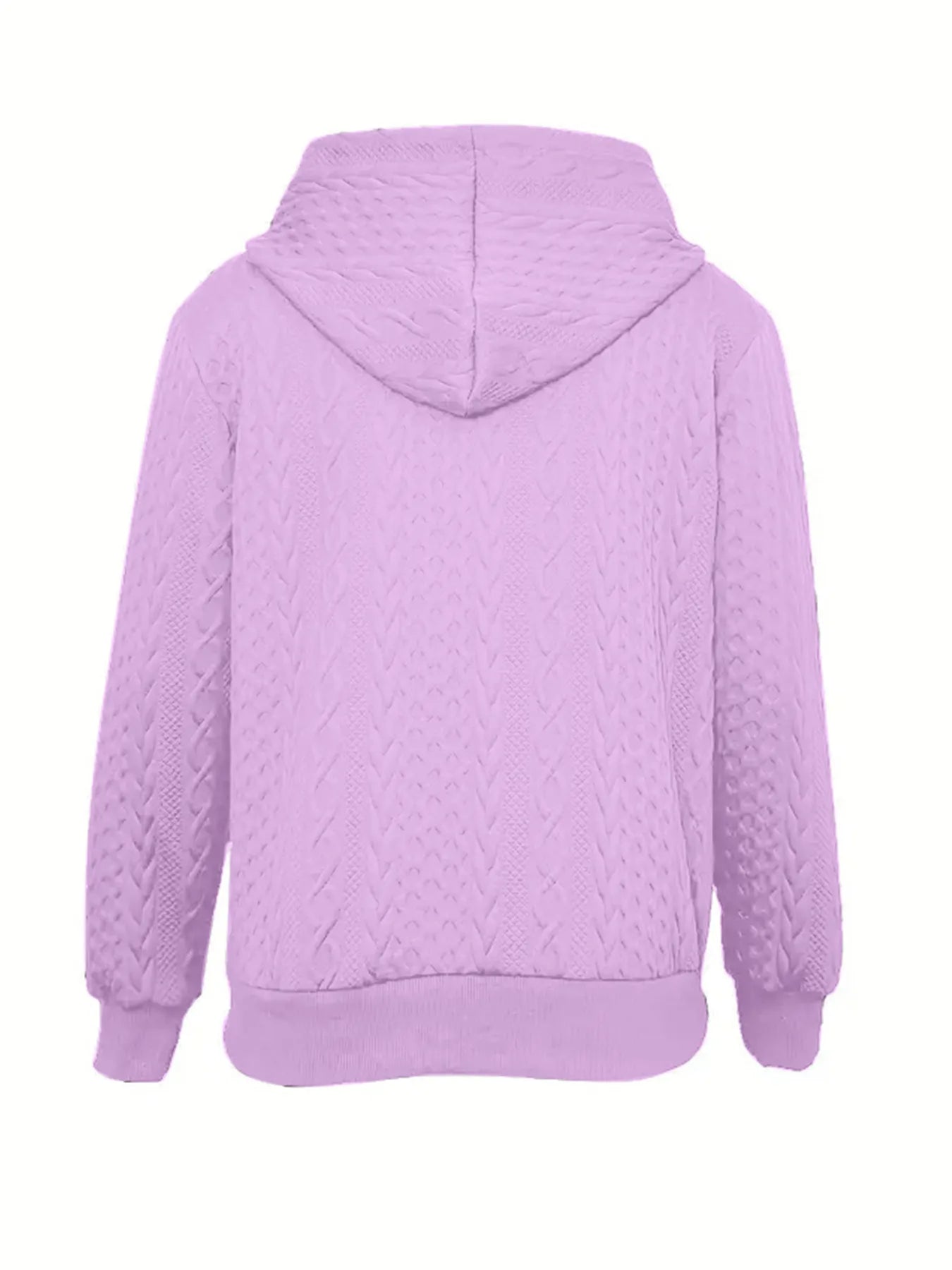 Vintage Jacquard Zip-Up Hooded Jacket