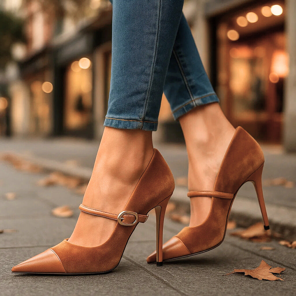 ARIETTE VELVET HEELS