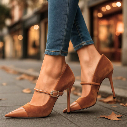 ARIETTE VELVET HEELS