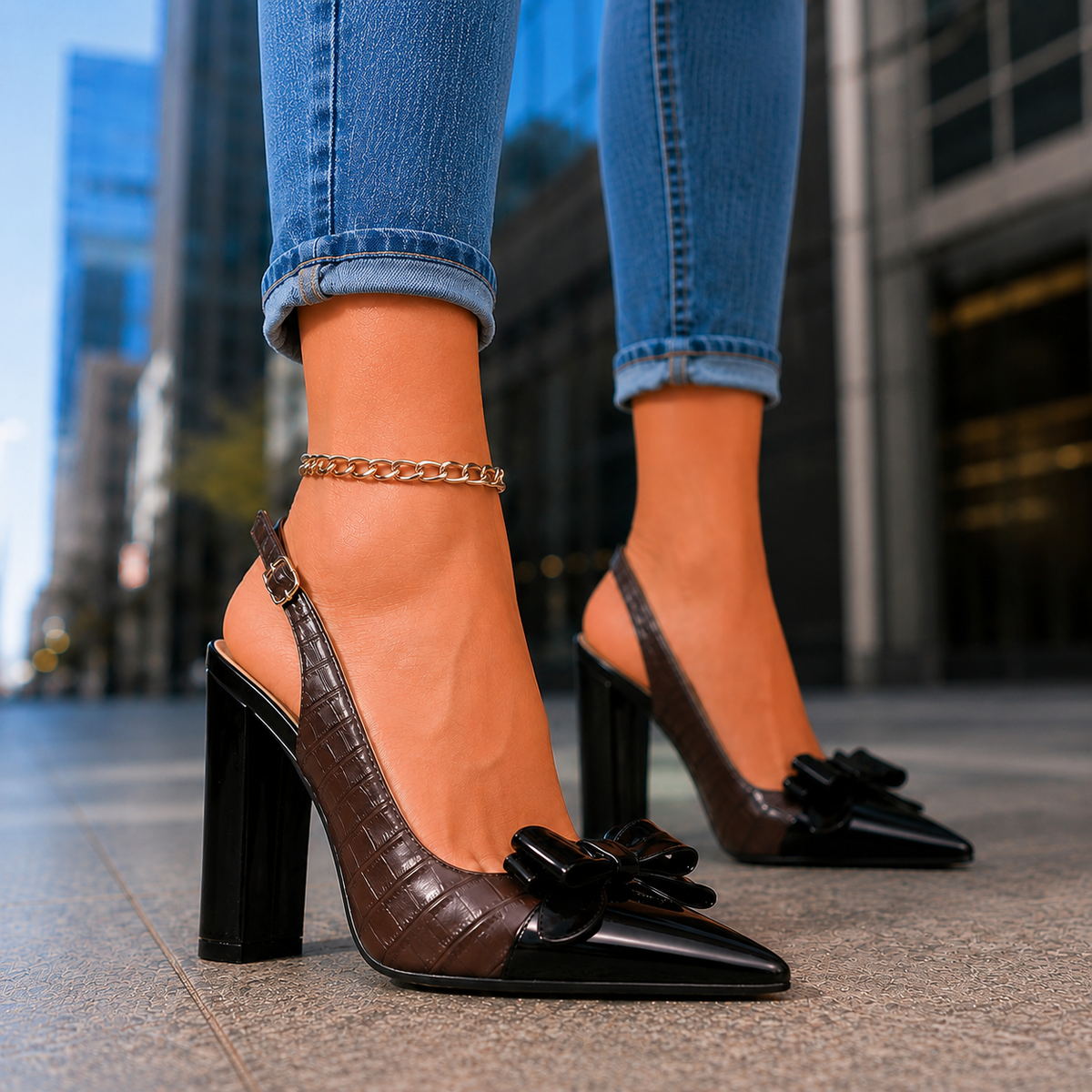 MIRABELLA BOW HEELS