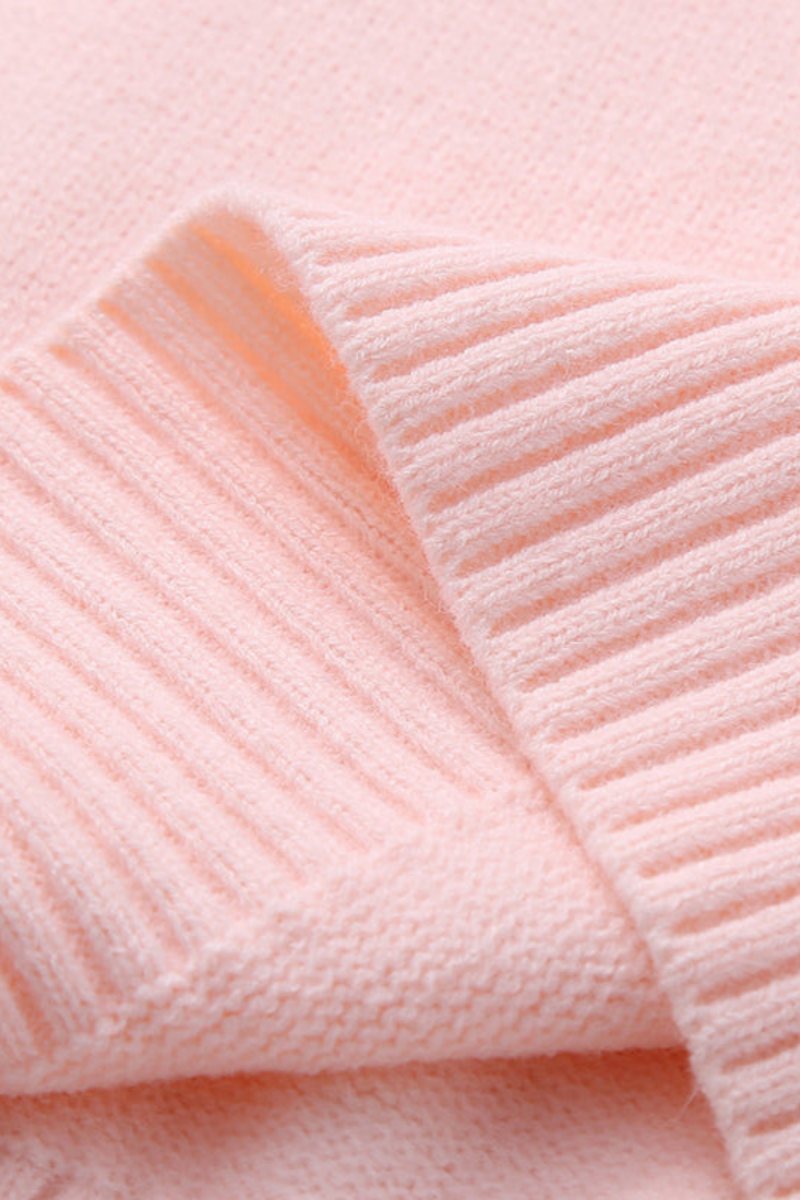 Aurrelia | Pink Casual Loose Sweater