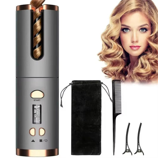 Lisa™| Magic Wave Cordless Curler