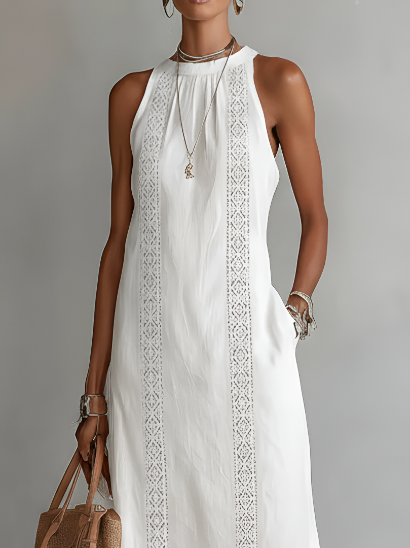 Jimena™ | Linen Midi Dress
