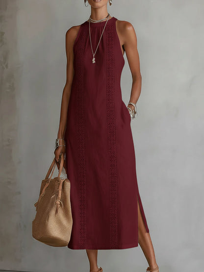 Jimena™ | Linen Midi Dress